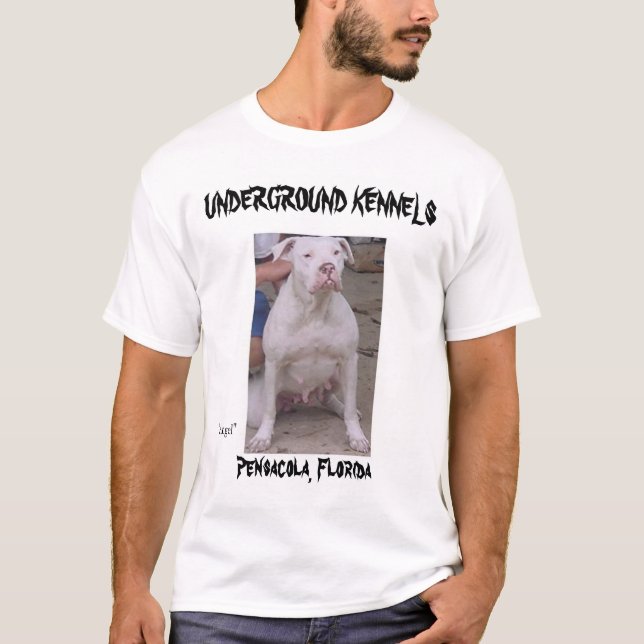 Underjordiska hundkojor tee shirt (Framsida)