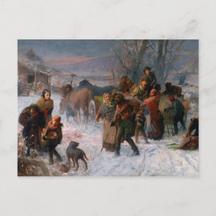 Underjordiska järnvägen av Charles T. Webber 1893 Vykort