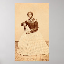 Underjordiska järnvägsekolitionisten Harriet Tubma Poster