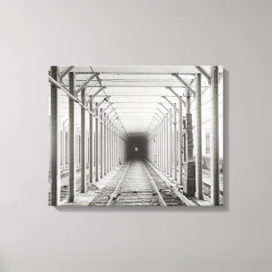 Underjordstunnel, 1904 canvastryck