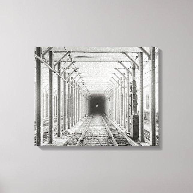 Underjordstunnel, 1904 canvastryck (Framsida)