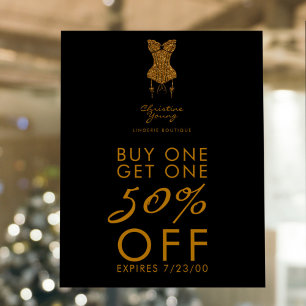 Underkläder Store Lingerie Boutique Sale Propositi Poster