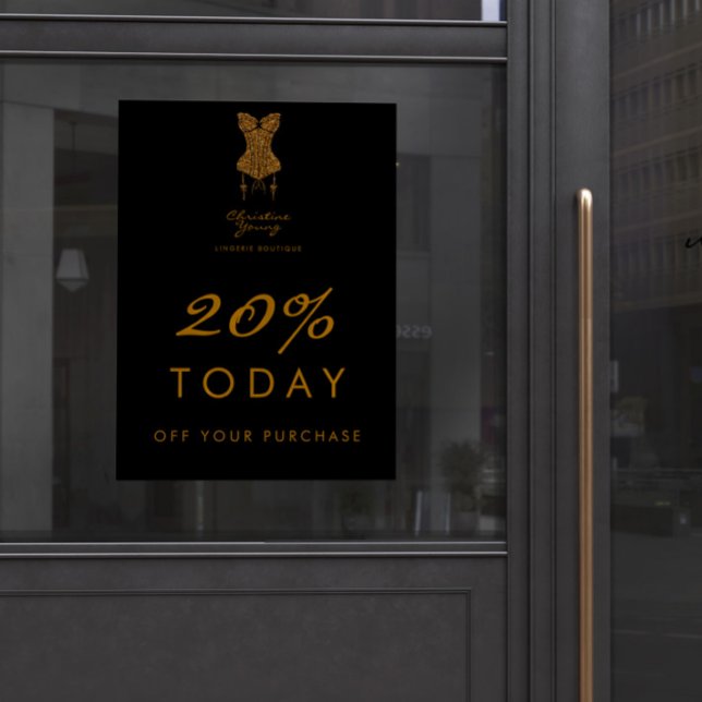 Underkläder Store Lingerie Boutique Sale Propositi Poster (Skapare uppladdad)
