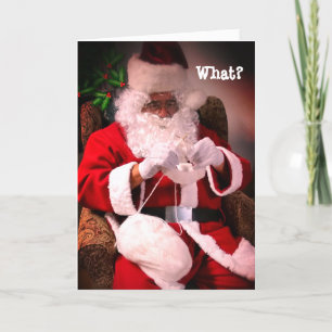 Underkläder till Jultomten julkort Helgkort