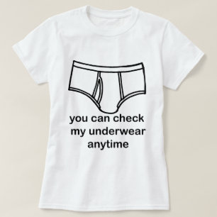 Underkläderkontroll T-shirt