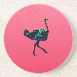 Underlägg abstrakt Ostrich Sandsten