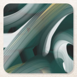 Underlägg Abstrakt Trend Insida Decor Black Grönt