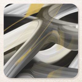 Underlägg Abstrakt Trend Insida Decor Black White