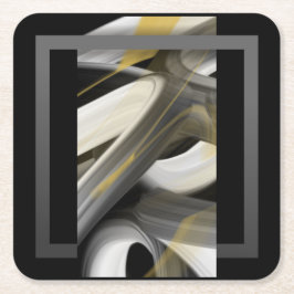 Underlägg Abstrakt Trend Insida Decor Black White