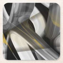 Underlägg Abstrakt Trend Insida Decor Black White