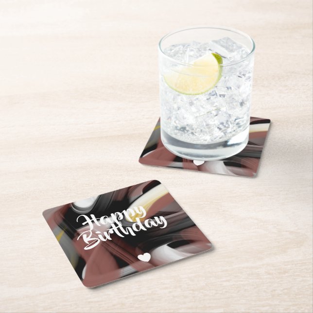 Underlägg Abstrakt Trend Insida Decor Black White (Insitu)