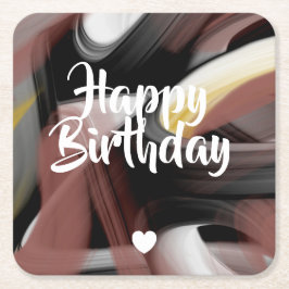 Underlägg Abstrakt Trend Insida Decor Black White