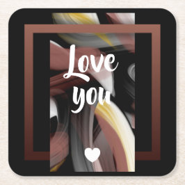 Underlägg Abstrakt Trend Insida Decor Black White