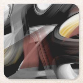 Underlägg Abstrakt Trend Insida Decor Black White