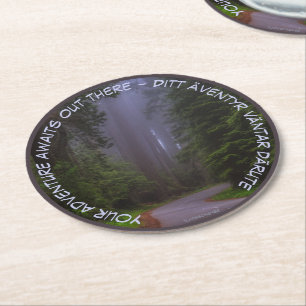 Underlägg — Adventure Papper Rund
