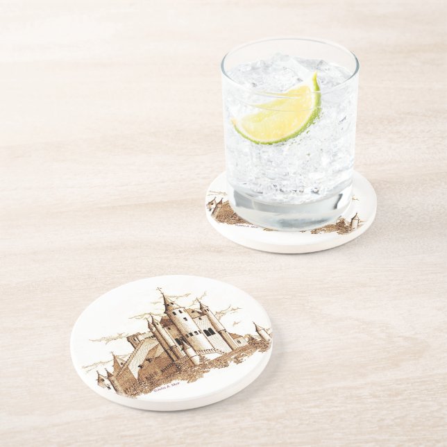 Underlägg - Alcazar - slott (sepia) (Sidan)