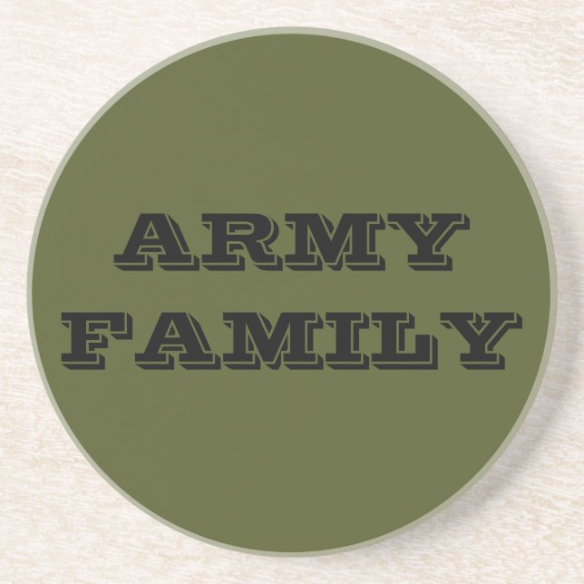 Underlägg arméfamilj sandsten (Framsidan)