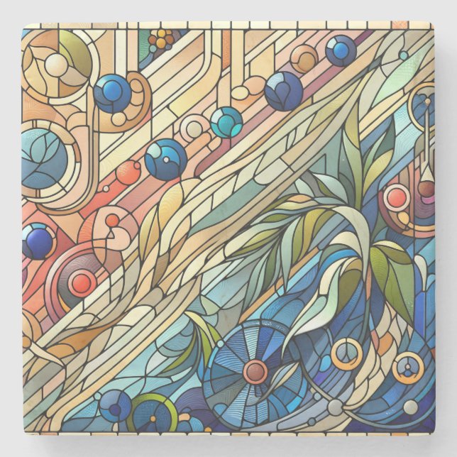 Underlägg Art Deco-design (Framsidan)