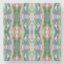 Underlägg av abstrakt Art Stone