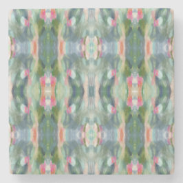 Underlägg av abstrakt Art Stone