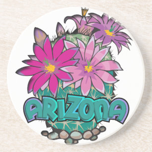 Underlägg av Arizona Cactus Blooms
