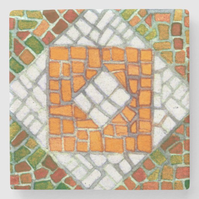 Underlägg av AUTUMN MOSAIC Marble Stone (Framsidan)