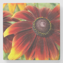 Underlägg av blomma sommarfoto Marble Stone