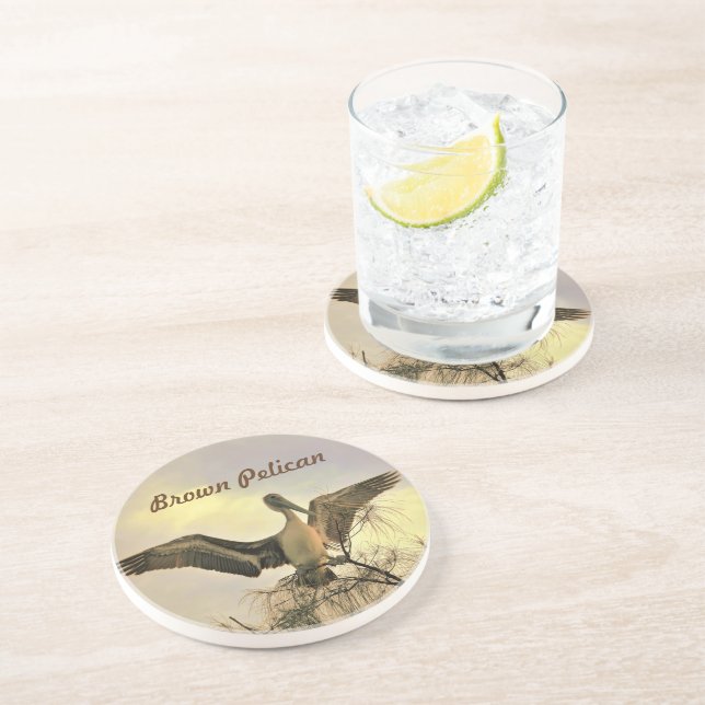 Underlägg av Brown Pelican Sandsten (Sidan)