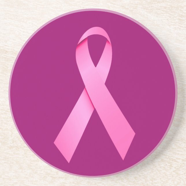 Underlägg av Cancer Ribbon Sandstone Sandsten (Framsidan)