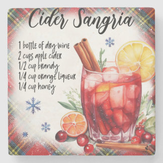 Underlägg av cider Sangria Recipe Marble
