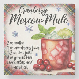 Underlägg av Cranberry Moskle Mule Recipe Marble