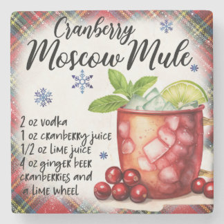 Underlägg av Cranberry Moskle Mule Recipe Marble