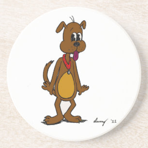 Underlägg av Doggy Toon Sandsten