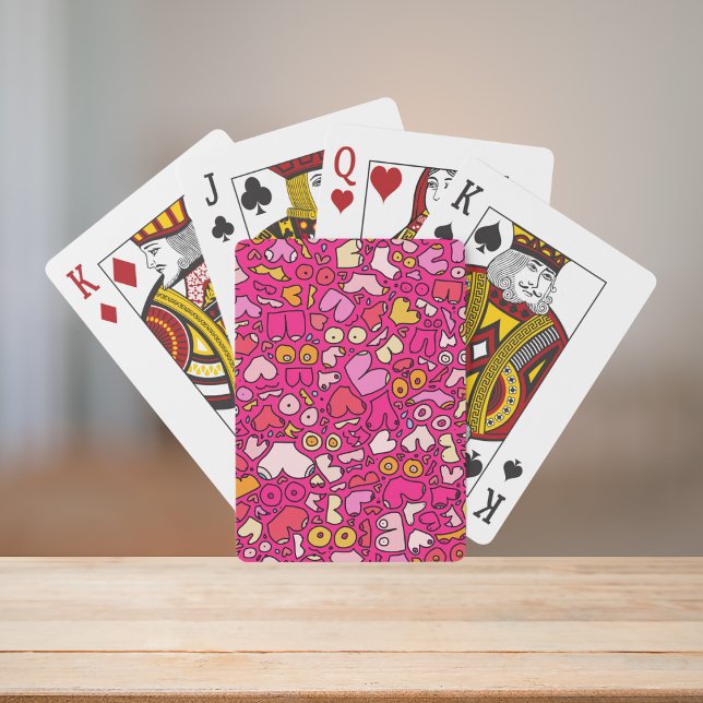 underlägg av färglös bröststen mönster casinokort (Skapare uppladdad)