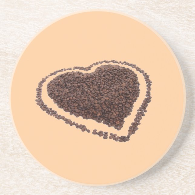 Underlägg av kaffe Heart (Framsidan)