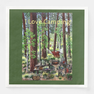 Underlägg av kampanj pappersservett