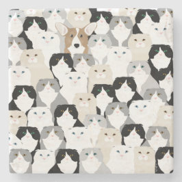 Underlägg av katter och Hund Stone