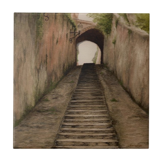 Underlägg av keramiskt plattor från italienska Wal (Framsidan)