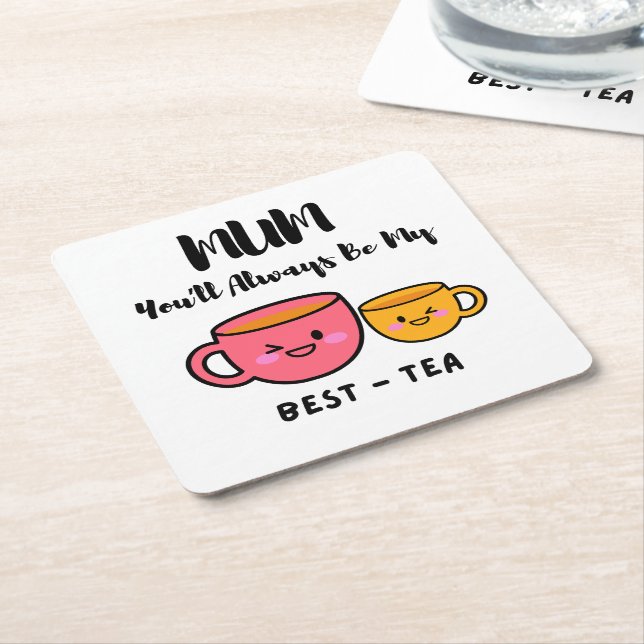 Underlägg av lyckat Mor-daggglas (Vinklad)