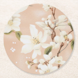 "Underlägg av Petal Whisper" Underlägg Papper Rund