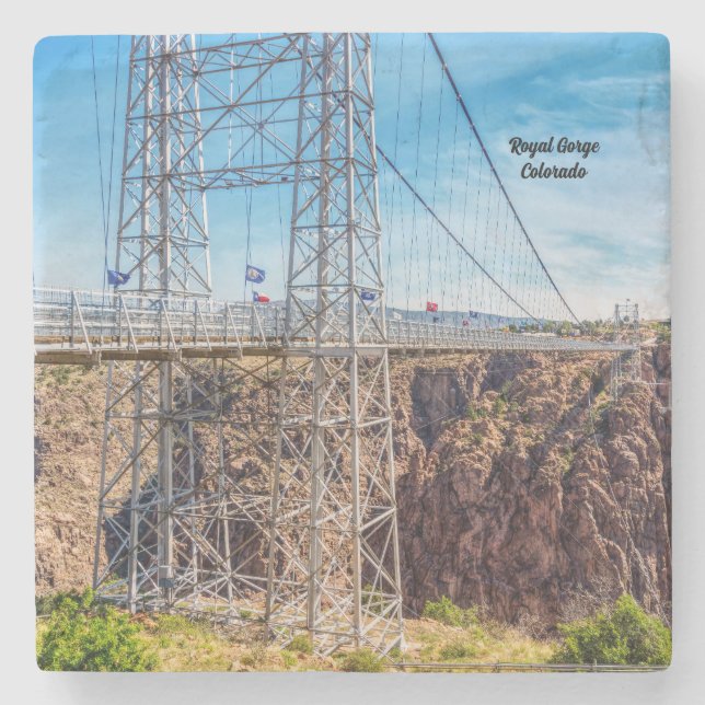 Underlägg av royal Gorge Bridge-sidvy (Framsidan)