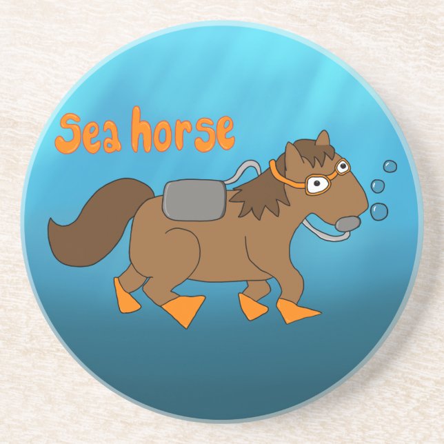 Underlägg av sjöhäst (Framsidan)