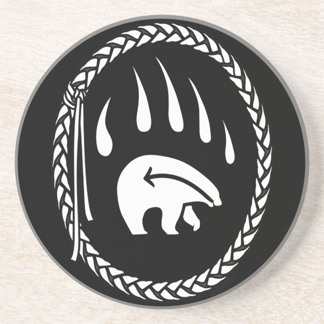 Underlägg av stamkonsthantverk (Drink Coasters Nat (Framsidan)