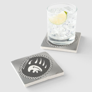 Underlägg av stamkonsthantverk (Drink Coasters Nat