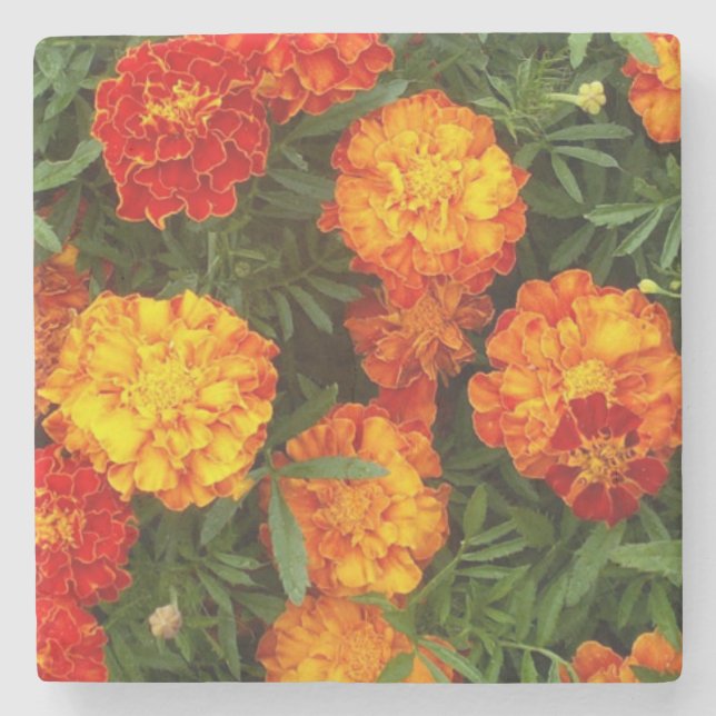 Underlägg av vacker Marigolds Stone (Framsidan)