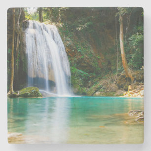 Underlägg av vackert Waterfall Stone