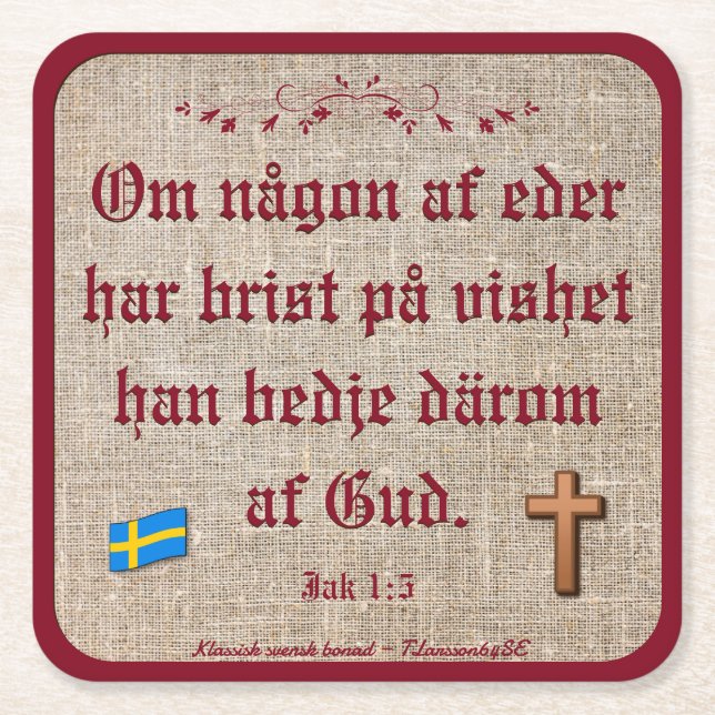 Underlägg — Bonad (Framsidan)