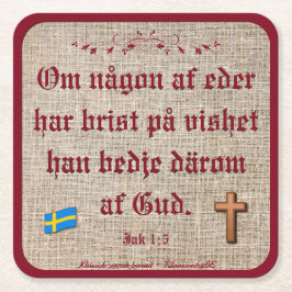 Underlägg — Bonad Papper Kvadrat