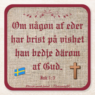 Underlägg — Bonad Papper Kvadrat