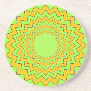 Underlägg - Concentric zig-Zag Circles